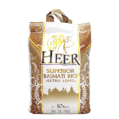 Heer – 10kg Superior Basmati Rice Extra Long